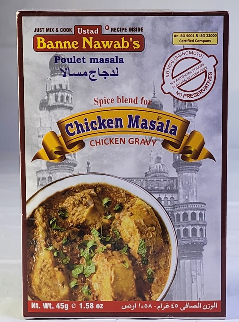 BANNE NAWAB'S CHICKEN MASALA - 45 G