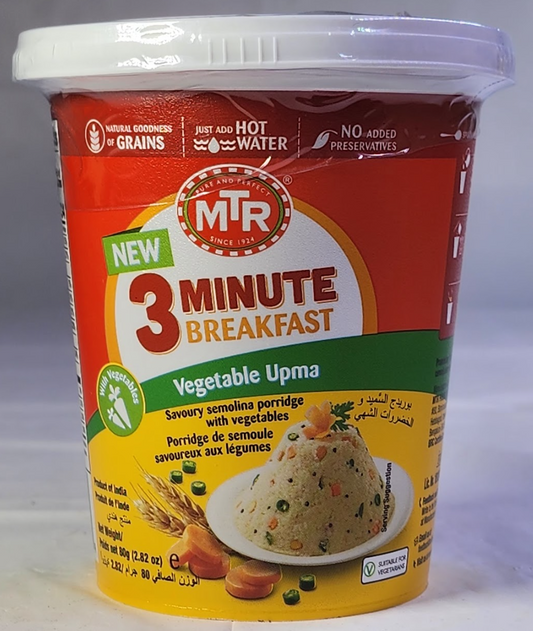 MTR 3MIN READYMADE VEG UPMA - 80 G