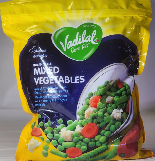 VADILAL MIXED VEGETABLES FROZEN - 2 LB