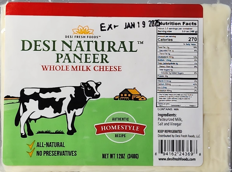 DESI NATURAL PANEER - 340 G