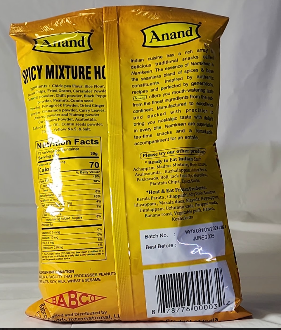 ANAND SPICY MIXTURE HOT - 400 G