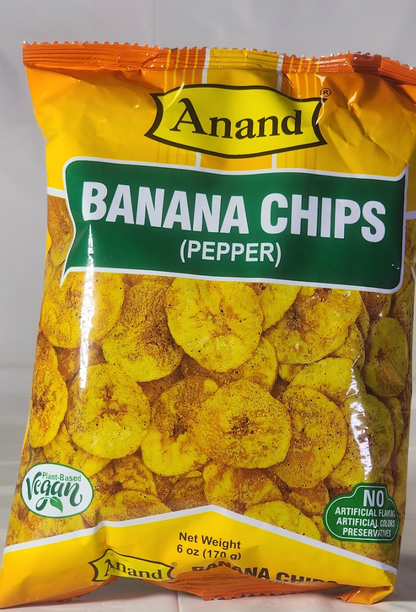 ANAND BANANA CHIPS PEPPER - 170 G