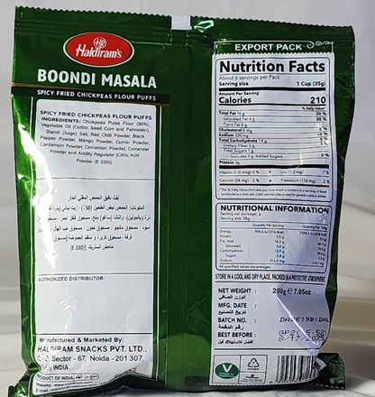 HALDIRAMS BOONDI MASALA - 200 G