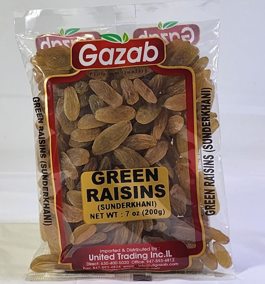 GAZAB GREEN RAISINS - 200 G